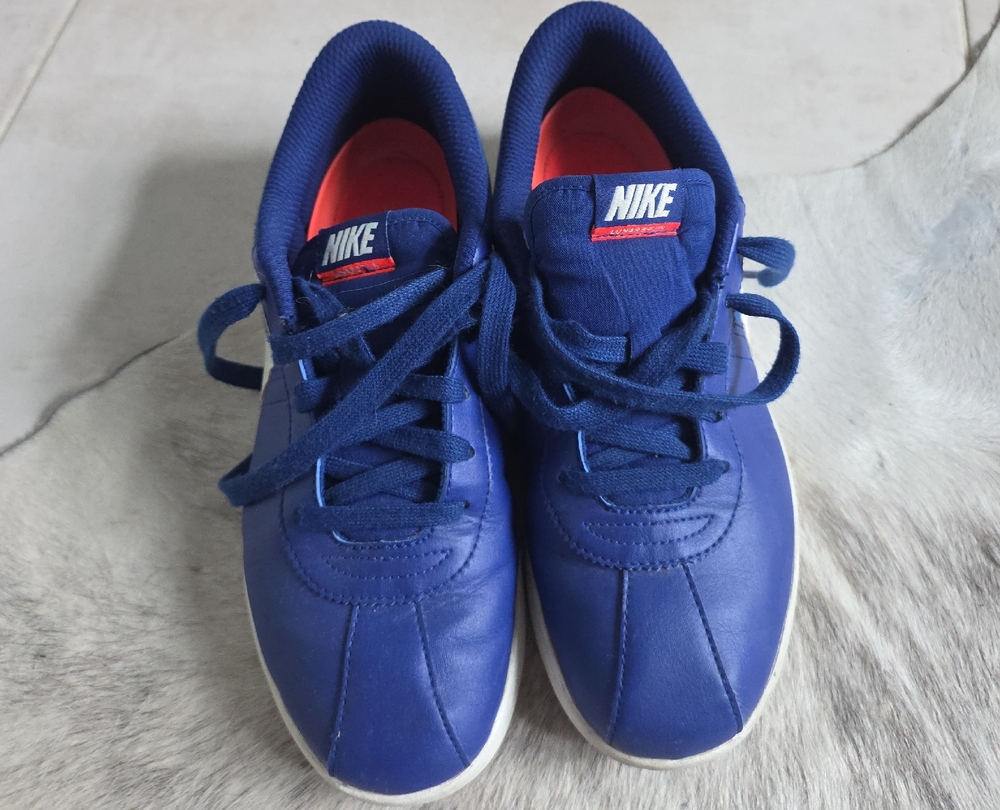 Nike Kids Royal Blue and Red Sneakers
